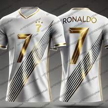 2526 Edición especial Dembélé No.10 Camiseta de fútbol traje de entrenamiento Unisex camiseta de entrenamiento de gran tamaño transpirable niños/adultos - 3D-0107-FAB-025 - Ver 7