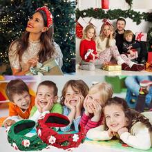 Diadema de Nudo de Navidad para Mujeres y Nias, Accesorios para el Cabello, para Mascarada, Decoracin de Vacaciones, de Cosplay - Verde-B - Ver 4