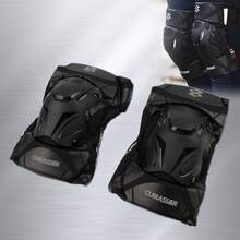 摩托车护膝防摔保护外壳反光设计自行车工作装备山地车耐力赛护膝户外装备