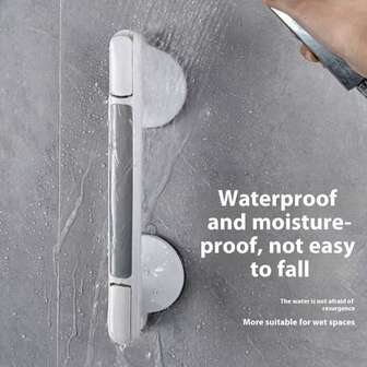 1 Stück Duschgriff Haltegriff für Badezimmer, Duschgriff mit starker Saugnapfhalterung, Griff Haltegriff im Badezimmer, Badezimmer Haltegriff, Schutzgriff
