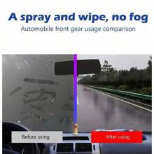 Multifunctional Long-Term Anti-Fog Spray, Universal For Car Glass Helmets, Quick Removal Of Windshield Interior Window Fog, Mirror Glasses, Clear And Translucent Reflective Surface - 3pcs - View 6