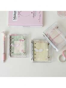 1pc M5 Mini Notebook, Student Portable Pocket Memo Pad, Multifunctional Photo Album - Multicolor - View 12