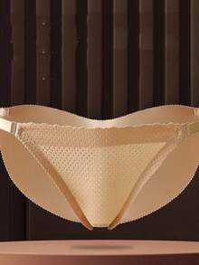 加垫提臀无缝塑身内裤，低腰可调节透气收腹女士内衣