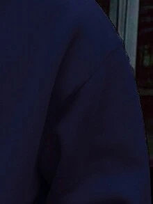 男士纯色长袖抽绳口袋休闲连帽衫，黑色基础款，秋冬季，返校季 - 藏蓝色 - 查看 3