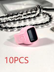 电子指环计数器，弹性指环计数器，迷你便捷数字显示计数环，操作简单，适用于编织、祈祷（Tasbih）、运动、游戏和其他计数用途 - 彩色 - 查看 30