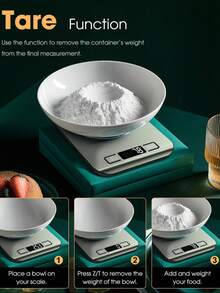 1个厨房秤，克重秤，食品秤，高精度秤，电子咖啡秤，厨房数字秤，烘焙秤 - 小型厨房配件 - 彩色 - 查看 7