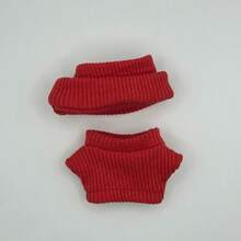 1套迷你10厘米娃娃服装套装，兼容第四代娃娃，包含服装配件、帽子和毛衣套装，娃娃换装服装（不含娃娃）