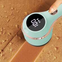 Rechargeable Fabric Shaver With LED Display - 800mAh Lithium Battery Powered Electric Fleece Remover For Clothing, Bedding, Pet Supplies - Portable Hairball Trimmer Without Damaging Fabrics - Home And Furniture Fleece Removal Tool Set - 輸入 - 查看 7