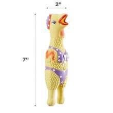 Outward Hound By Charming Pet Squawkers Henrietta Latex Squeaky Rubber Chicken Dog Toy, Funny Interactive Holiday Toy For Dogs, Small Size,Small,Henrietta - 亨麗埃塔 - 查看 7