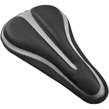 Lecute Funda Alcolchada Asiento Bicicleta Universal Cojin Gel Bici - Blanco - Ver 1