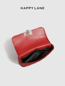 HAPPY LANE 复古优雅羊毛手提包，简约单肩包，定制金色球扣斜挎包，适合商务、休闲、购物、上学等场合，正面旋扣手提包配肩带，斜挎包，轻便耐用，复古魅力，适合优雅女性，百搭各种场合，展现独特时尚品味 - 彩色 - 查看 9