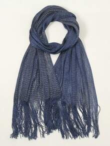 1 pieza Cárdigan tipo alas de murciélago delgado, con decoración de flecos calados, protección solar talla grande para cubrir vestidos de verano - Multicolor - Ver 35