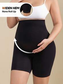 Leggings de maternidad para mujer con alta elasticidad y soporte de 5 puntos para el vientre - Ideal para uso diario - Negro - Ver 6