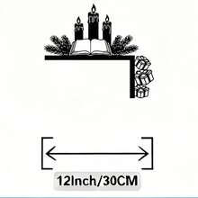 HELLOYOUNG This Modern Metal Candle Holder Has A Distinctive Design, Which Can Be Used As A Wall-Mounted Art Piece - Featuring An Elegant Rust-Resistant Iron Sculpture Of A Religious Figure And An Open Book Design. It Is The Perfect Choice For Christmas, Thanksgiving, And Easter Decorations. It Can Be Used All Year Round And Is Also Suitable For Outdoor Placement, Making It An Ideal Decoration For Churches And Fences. - Multicolor - View 5