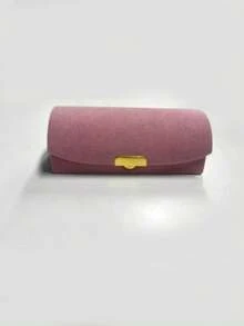 1 Luxurious Velvet Jewelry Storage Box, For Women - Compact Travel-Friendly Design, Anti-Fading Ring Storage, Perfect Birthday Gift, Mother's Day And Valentine's Day, Jewelry Box, Jewelry Box - Multicolor - View 8