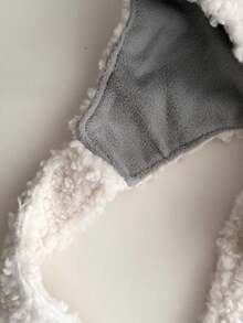 Cute Bear Ear Trapper Hat, Women's Autumn/Winter Knitted Earflap Beanie, Thermal Lined Bear Ear Knit Ski Cap, Thick Warm Hat For Women - Little Ears Bear Lamb Fleece - View 7