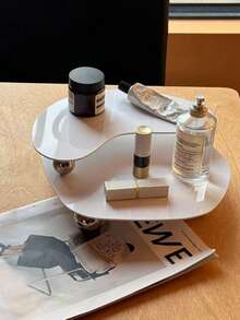 1 Stück acryl Mond Tablett, asymmetrisch geometrisches romantisches französisches Stil Luxus Heim Dekoration Duftkerzenhalter - Tablett - Übersicht 10