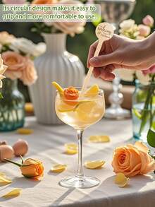 1 cái/50 cái que khuấy bằng gỗ tùy chỉnh, thích hợp cho cocktail đám cưới, có thể in tên và ngày tháng, que khuấy cà phê bằng gỗ cá nhân hóa, thiết kế đầu tròn, que khuấy đồ uống dùng một lần cho sữa, cocktail, trà, v.v., dài 6 inch, có thể tùy chỉnh kiểu chữ, Chúc mừng cocktail! Món quà tuyệt vời nhất cho cô dâu/đám cưới, quà tặng cho anh ấy/cô ấy, vợ, chồng, cặp đôi mới cưới, bạn gái, bạn trai, bạn bè. - Phong cách 2 - Xem 9