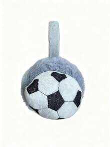 Youngsters's Cute Outdoor Football Cold And Frost Protection Plush Ear Muffs - Multicolor - View 10