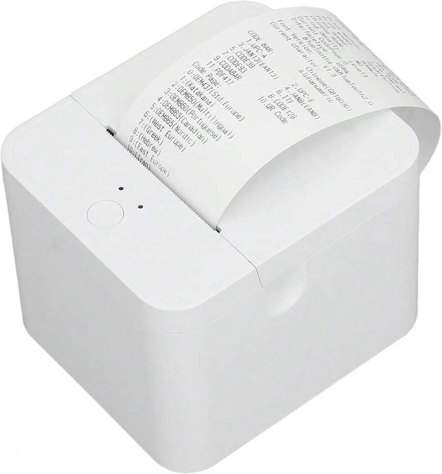 Impresora de Etiquetas, Impresoraérmica para Paquetes de Envío, Compatible con iOS, y Android - Enchufe de EE. UU. - Ver 1