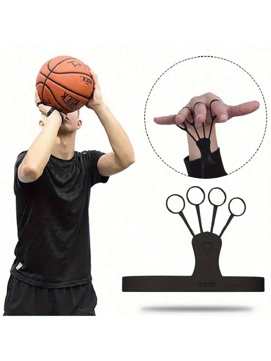 1/2pcs EVA Basketball Shooting Corrector, Basketball Training Equipment, Five-Finger/Three-Point Training, Lightweight Shock Absorption, Suitable For Competition Training, Daily Practice, Basketball Sports Accessory