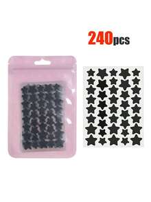 240pcs Star Stickers, Five-Pointed Star Holiday Party Stickers, Decorative Stickers For Cosmetics And Decorative Accessories, Suitable For Parties, Party Face Decoration Stickers, Holiday Party Decoration Stickers, For Decorative Use Only,Giveaways,Travel,Cheap Stuff,Travel Essential - Multicolor - View 23