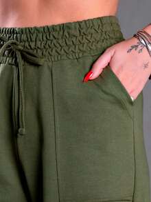 Kit 1 Pants - Màu xanh Ô liu - Xem 4