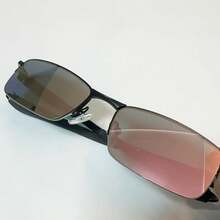 Adult Sunglasses Villain Magnifying Glass Mirrored Frameless Square Frame - C4 - 查看 2