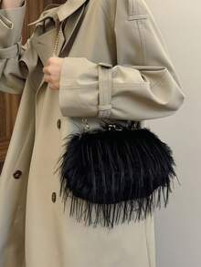 Lightweight, Business Casual Rhinestone Decor Bucket Bag Mini Drawstring Design, Clear Bag Faux Pearl Bag Evening Bag, Dinner Bag Glamorous, Elegant, Exquisite, Quiet Luxury Rhinestone For Party Girl For Women, Tready Party Bags,  Prom, Dinner/Banquet, Perfectly Matching With Prom Dresses For Women, Prom Accessories, Elegant Prom Bag, Valentine's Day Gift, Comfortable And Fashionable, Stylish Handbag, Personalized Gift Choice, 2025 Accessory, Fashionable Style Suitable For All Occasions, Affordable Luxury Feel, Perfectly Suitable For Parties, Weddings, Balls, Dinners/Banquets, Elegant Ladies Bag, Party Bags,Perfect For Party Wedding Prom Dinner/Banquet Matching With Holiday Party Dress Evening Dress & Sequin Dress Can Be Used As Valentine's Day, Thanksgiving, Halloween,Christmas Gift. - Nhiều màu - Xem 7