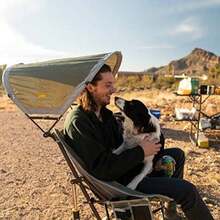 GCI - Mecedora Plegable para Exteriores con Parasol(loden verde) - Multicolor - Ver 8