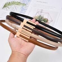 "1pc Cross Waist Chain Belt, Versatile Punk Gothic Fashion Waist Accessoriessummer School Fall, Autumn, Halloween Star Zinc Alloy Metal Wedding "  Casual    Polyurethane(PU)    Buckle - 黑色 - 查看 2