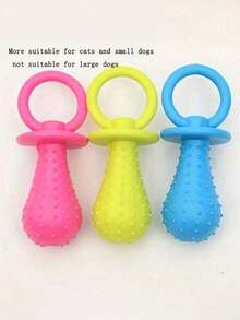 1 pieza Juguete de limpieza dental para mascotas - Proporciona una experiencia de masticación interactiva y entretenida para perros pequeños y cachorros, con campana en el palo de masticar, adecuado para gatos/perros pequeños. Tenga precaución con perros medianos/grandes ya que existe riesgo de daño. Juguetes de entrenamiento para mascotas, juguetes anti-mordedura y de limpieza dental para cachorros, juguetes para mascotas, productos de entrenamiento interactivo, ayuda a las mascotas a jugar y divertirse para aliviar el aburrimiento.