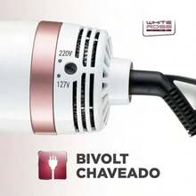 Mondial ES-50 Oval Hair Dryer Brush, 1300W, Dual Voltage - View 4