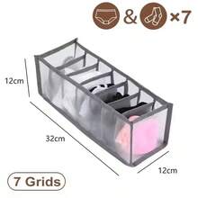 Foldable Drawer Organizer Boxes, Underwear, Socks, Bra Storage Containers - Multicolor - View 9