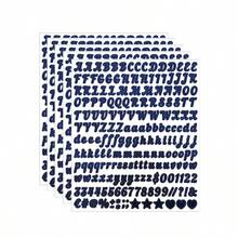 5/10/20 Sheets Alphabet Stickers 0.5in Vinyl Self-Adhesive Number Alphabet Stickers, Mailbox Numbers Labels DIY Crafts Art Making, Decals For Sign, Notebook