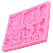 Father'S Day Fondant Molds I Love DAD 3D Silicone Molds Mustache Bow Tie Glasses Car Chocolate Mold For Sugar Cake Decorating Cupcake Topper Gum Paste Candy Polymer Clay,StyleC - StyleC - 查看 6
