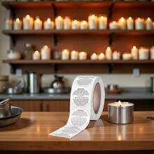 500Pcs White Candle Warning Labels Candle Jar Container Stickers Candle Ty Stickers Decal Candle Stickers For Candle MaFKing DIY Candle Jars And Tins Crafting Arts Candle MaFKing(1 Inch),1 - 1 - Xem 6
