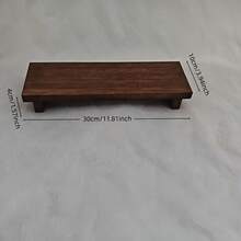 11.81 Inch Vintage Wooden Jewelry Organizer Tray - Elegant Rectangular Storage Rack, Multi-Purpose Holder For Keys, Plants, Potted Plants, Etc.