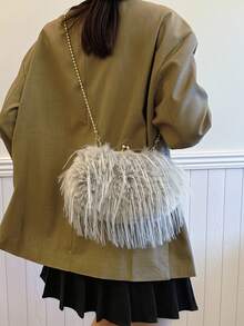 Lightweight, Business Casual Rhinestone Decor Bucket Bag Mini Drawstring Design, Clear Bag Faux Pearl Bag Evening Bag, Dinner Bag Glamorous, Elegant, Exquisite, Quiet Luxury Rhinestone For Party Girl For Women, Tready Party Bags,  Prom, Dinner/Banquet, Perfectly Matching With Prom Dresses For Women, Prom Accessories, Elegant Prom Bag, Valentine's Day Gift, Comfortable And Fashionable, Stylish Handbag, Personalized Gift Choice, 2025 Accessory, Fashionable Style Suitable For All Occasions, Affordable Luxury Feel, Perfectly Suitable For Parties, Weddings, Balls, Dinners/Banquets, Elegant Ladies Bag, Party Bags,Perfect For Party Wedding Prom Dinner/Banquet Matching With Holiday Party Dress Evening Dress & Sequin Dress Can Be Used As Valentine's Day, Thanksgiving, Halloween,Christmas Gift. - Nhiều màu - Xem 2