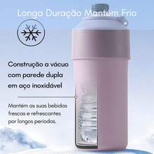 TYESO 900-1000/350-680 Ml Thermal Bottle, Available In Two Sizes. Keeps Drinks Cool Inside, Maintaining The Temperature Of Hot Or Cold Beverages For Up To 24 Hours. Ideal For Physical Activities, Sports, Work, School, Birthday Gifts, And Christmas Presents. - 綠色的 - 查看 9