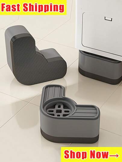 4ชิ้น แผ่นรองเครื่องซักผ้าหนา, ป้องกันการสั่นสะเทือน, ป้องกันการลื่น, ลดเสียงรบกวน, เหมาะสำหรับเครื่องซักผ้าส่วนใหญ่, ปกป้องพื้น, เหมาะสำหรับบ้านและห้องซักรีด, ของขวัญวันฮาโลวีน