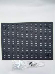 1pc Punch-Free Pegboard, Wall Storage Rack, Easy Installation Household Hole Board Wall Shelf, Wall Hanging Storage Rack, Study E-Sports Room Storage Display Rack, Kitchen Storage Accessories - Multicolor - View 18