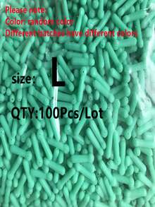 100个装钓鱼硅胶浮标支架，比赛用浮标支架，新款耐用高端钓鱼浮标支架，蓝色浮标支架，橡胶硅胶钓鱼配件 - 綠色 - 查看 7