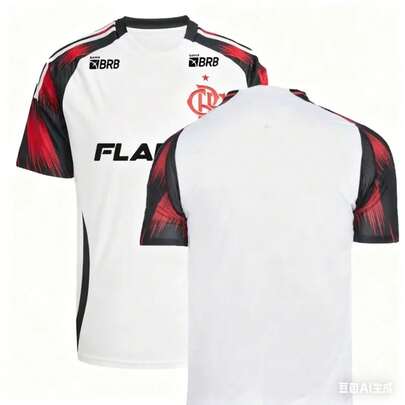 2025 camisetas de fútbol brasileño más vendidas para hombres y adultos, camisetas deportivas informales de fútbol con rejilla 3d de Flamengo para fanáticos