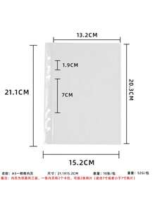 1pc INS Original Envelope Plush Storage Album, 4-Slot Card Album For Fandom, Student Instant Photo Album Scrapbook - Multicolor - View 12