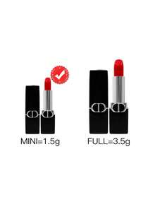 CHRISTIAN DIOR DIOR ROUGE DIOR SATIN 999# 1.5g[TAMAÑO MINI] - Rojo - Ver 2