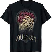 Sullen Art T-Shirt Tee T-Shirt Men Women Summer Casual Crew Neck Men's T-Shirt Cotton Tee Graphic Short Sleeve Shirt Unisex - 黑色 - 查看 1