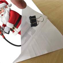 Christmas Santa Claus Holds Fuel Gun Car Sticker PVC Self-Adhesive