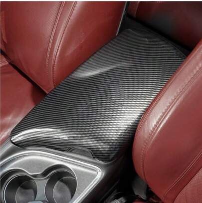 Console Armrest Storage Box Cover Trim GT R/T SXT For Dodge Challenger 2015-23