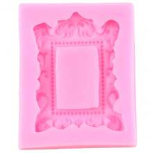 Photo Frame Fondant Mold Picture Frames Silicone Mold For Cake Decoration Cupcake Topper Candy Chocolate Polymer Clay Gum Paste Set Of 4,StyleB - Kiểu B - Xem 8